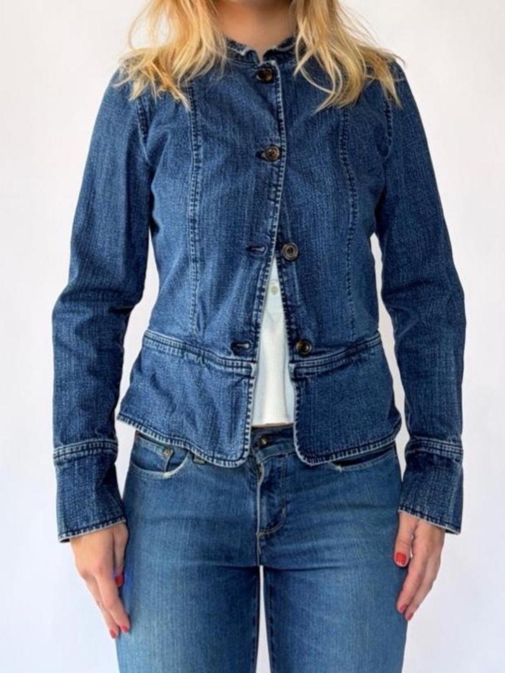 Moto Jacket Denim Small Harold's